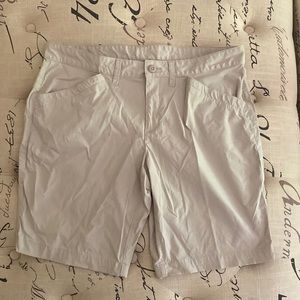 Eddie Bauer shorts, size 12 in khaki (beige).  Gently used.